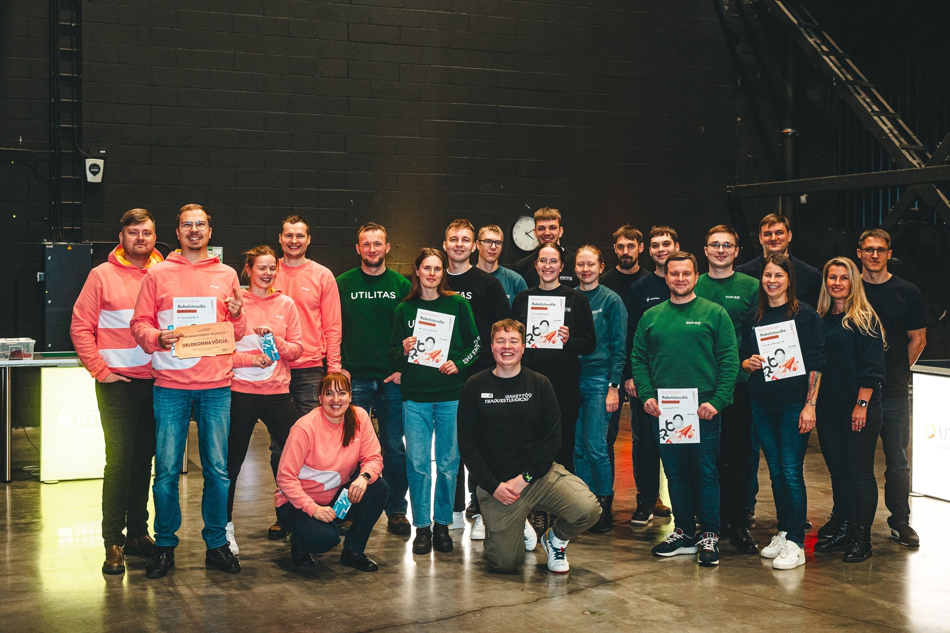 Energeetikavaldkond oli eriti tubli ja lausa 5 sealset ettevõtet panid välja tiimid meie organisatsioonide väljakutsele. Sel korral olid kohal Utilitas (kes on 